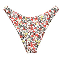 Zaful Floral Cheeky Bikini Bottom, Size 8, NWOT