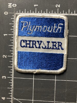 Vintage Plymouth Logo Patch Automobil Car Chrysler Classics Dodge Marke MI