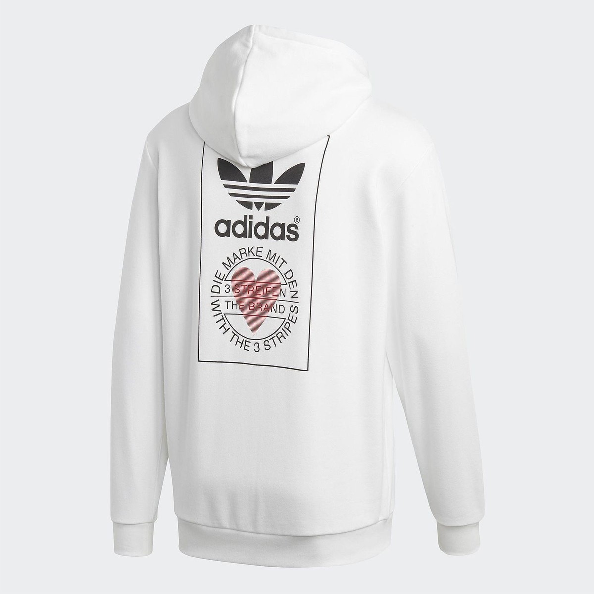 Adidas Originals Unisex Trefoil Crew Hoodie Sweatshirt GK7163