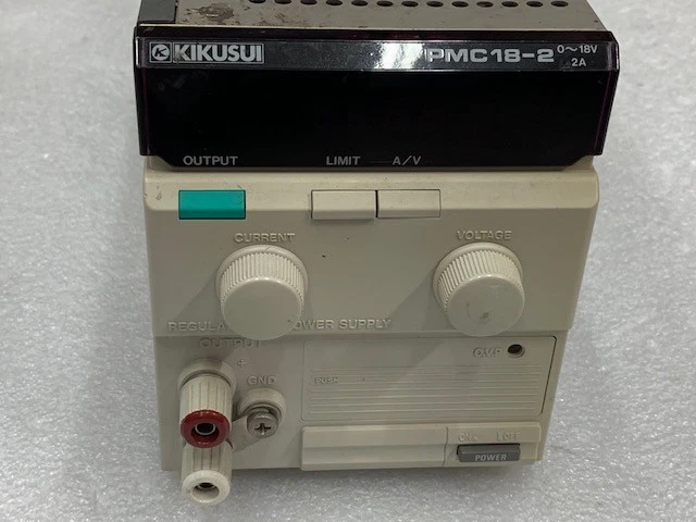Kikusui Digital DC Regulated Power Supply Unit PMC18-2 (18VDC 2A) Used - Image 2 of 4
