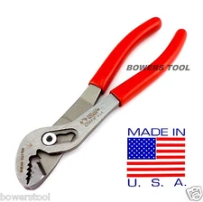 Wilde Tool 6" Angle Nose Slip Joint Pliers Flush Fastener 3 Position MADE IN USA