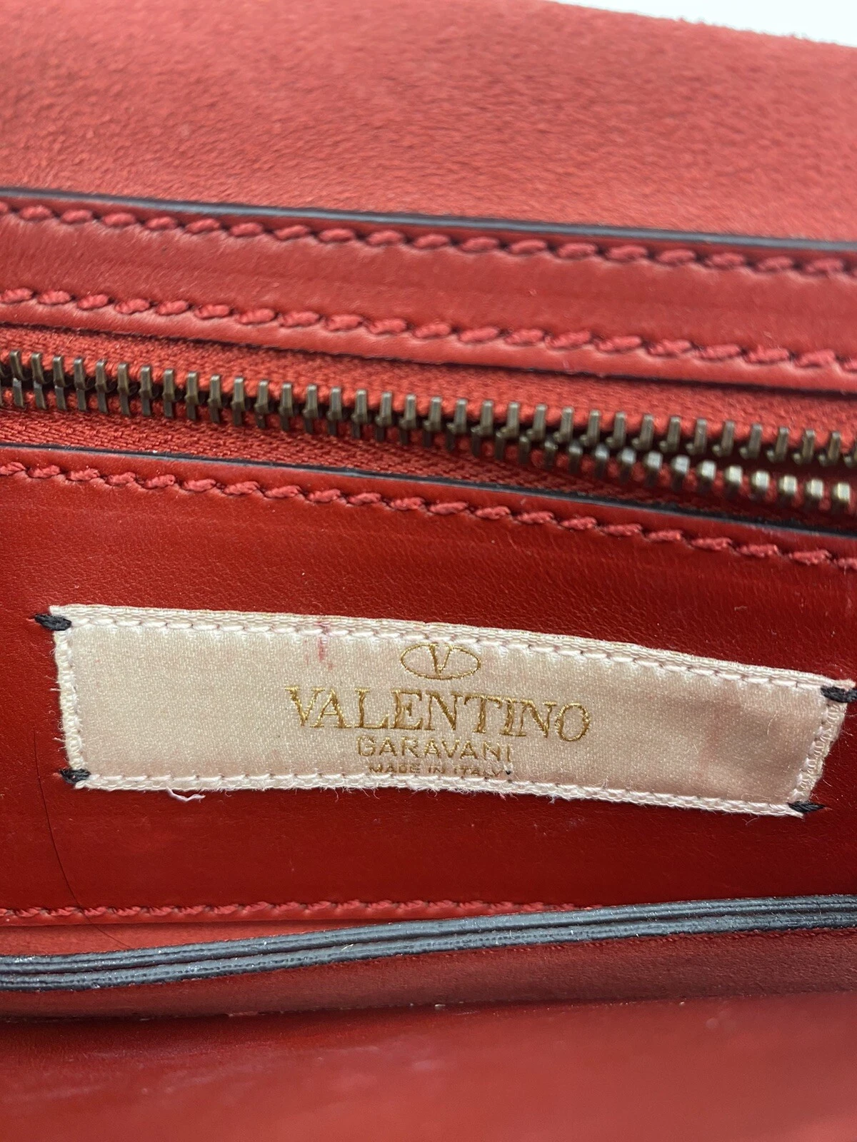 Borsa Valentino rossa maschera africana borsetta pelle RARA passerella piccola pochette