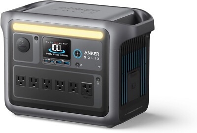Anker SOLIX C1000 Portable Power Station 1800W 1056wh Solar Generator forOutdoor