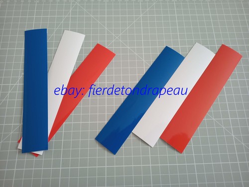 Renault Clio 4 RS Trophy Französische Flagge Vinyl Paket AV + AR - Bild 5 von 7