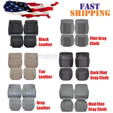 For 2004 2005 2006 2007 2008 Ford F150 Lariat XLT Front Bottom & Top Seat Cover