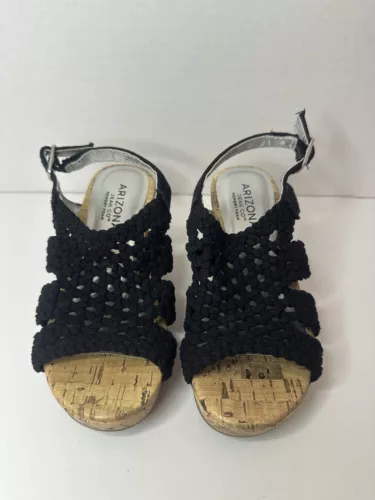Arizona Little Kid/Big Kid Girls Demi Wedge Sandals Size 11