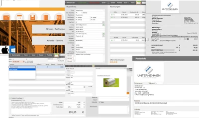 Rechnungsprogramm Lager Dienstleistung Rechnungen Faktura Programm Mac Windows - Bild 1 von 4