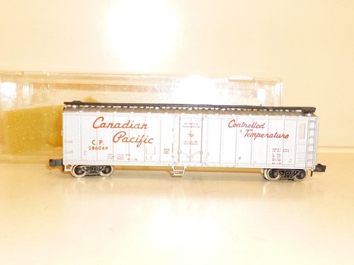 Atlas Spur N:  US-Reefer-Car, 50' Canadian Pacific CP 286049, silber, OVP, gut | Zustand: Gebraucht