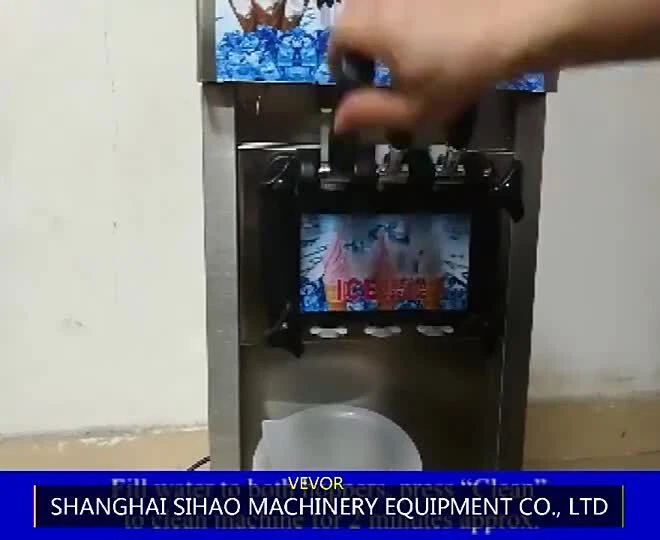 Máquina de helados comercial VEVOR 18L/H 1200W encimera máquina de servicio suave Foto 3 de 4