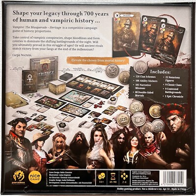 Vampire: The Masquerade – Heritage – Gioco Da Tavolo In Inglese (Nice Game Publishing) - Foto 2