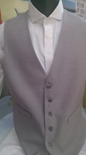 brook taverner  wool mix ascot grey waistcoat  40 Reg normally 79.95