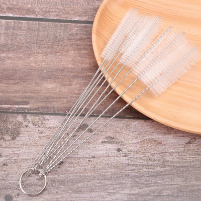 20 Pcs Stainless Steel Tube Brush Wire Bottle Brush Pipe Brush