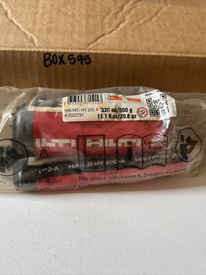 Hilti HY 200-R Injectable Mortar Epoxy - For Rebar & Anchor Rods In Concrete, No Hole Cleaning Needed