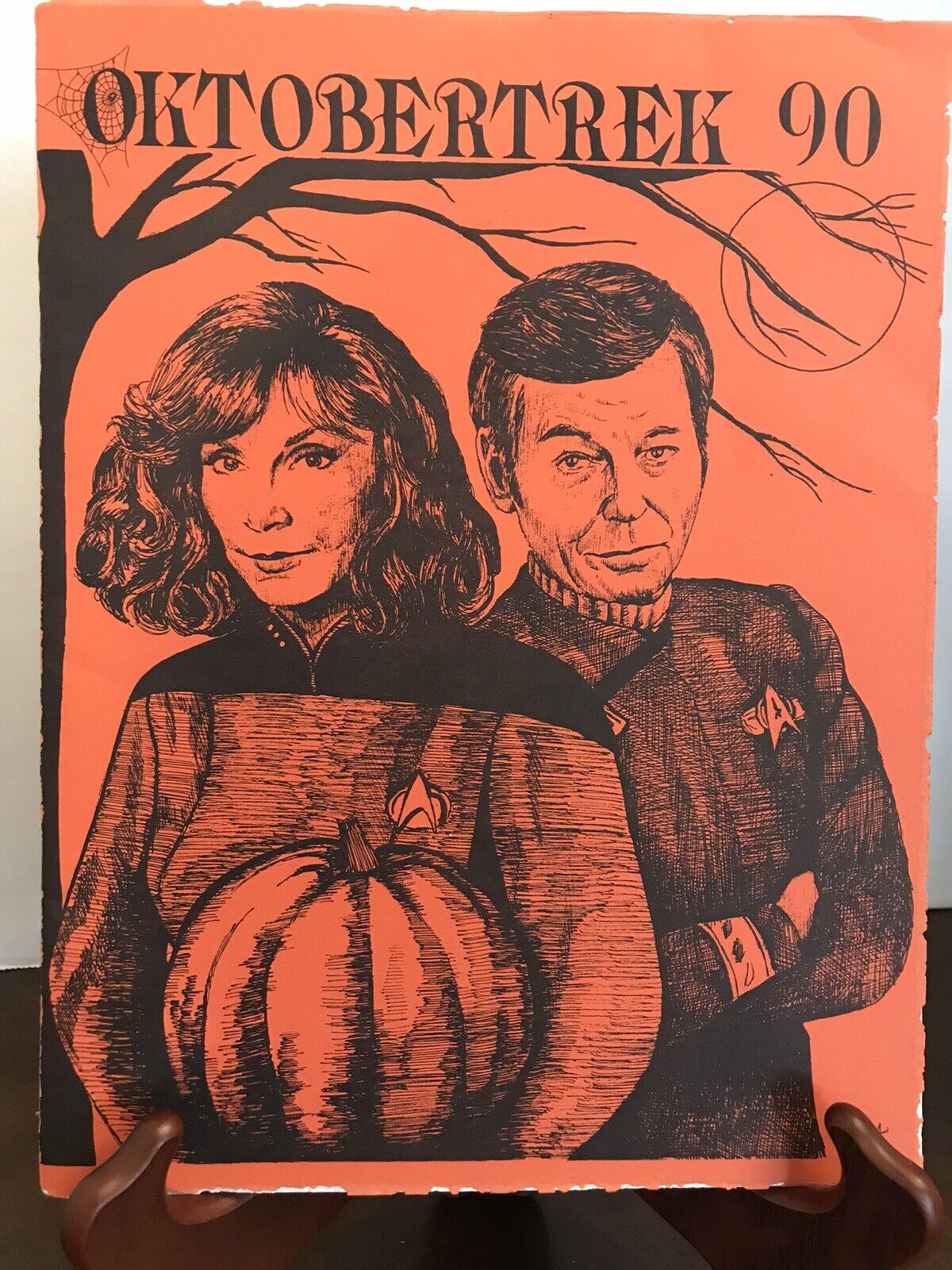 OctoberTrek 1990 Star Trek Convention Program Book Maryland