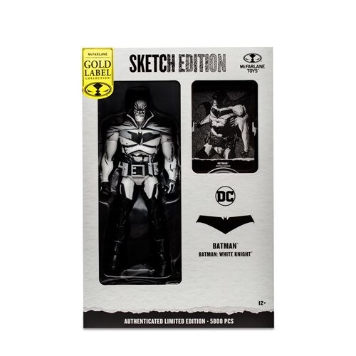 Mcfarlane DC Multiverse Batman White Knight Sketch Edition Gold