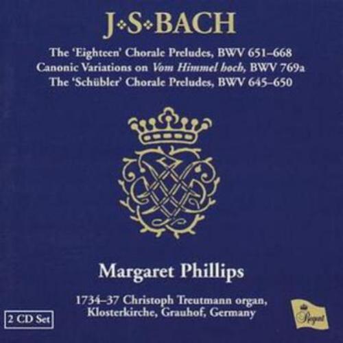 Johann Sebastian Bach Eighteen Chorale Preludes, The (Phillips) (CD) Album - Picture 1 of 1