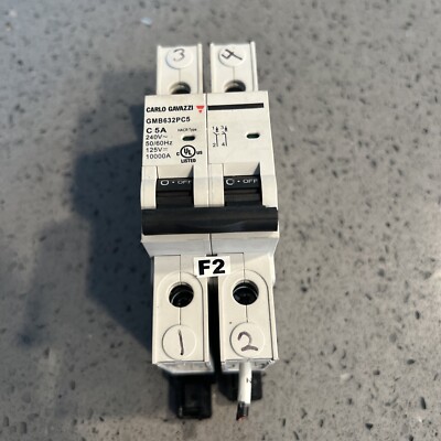 Used CARLO GAVAZZI GMB632PC5 5A Circuit Breaker w/ warranty Free Shipping