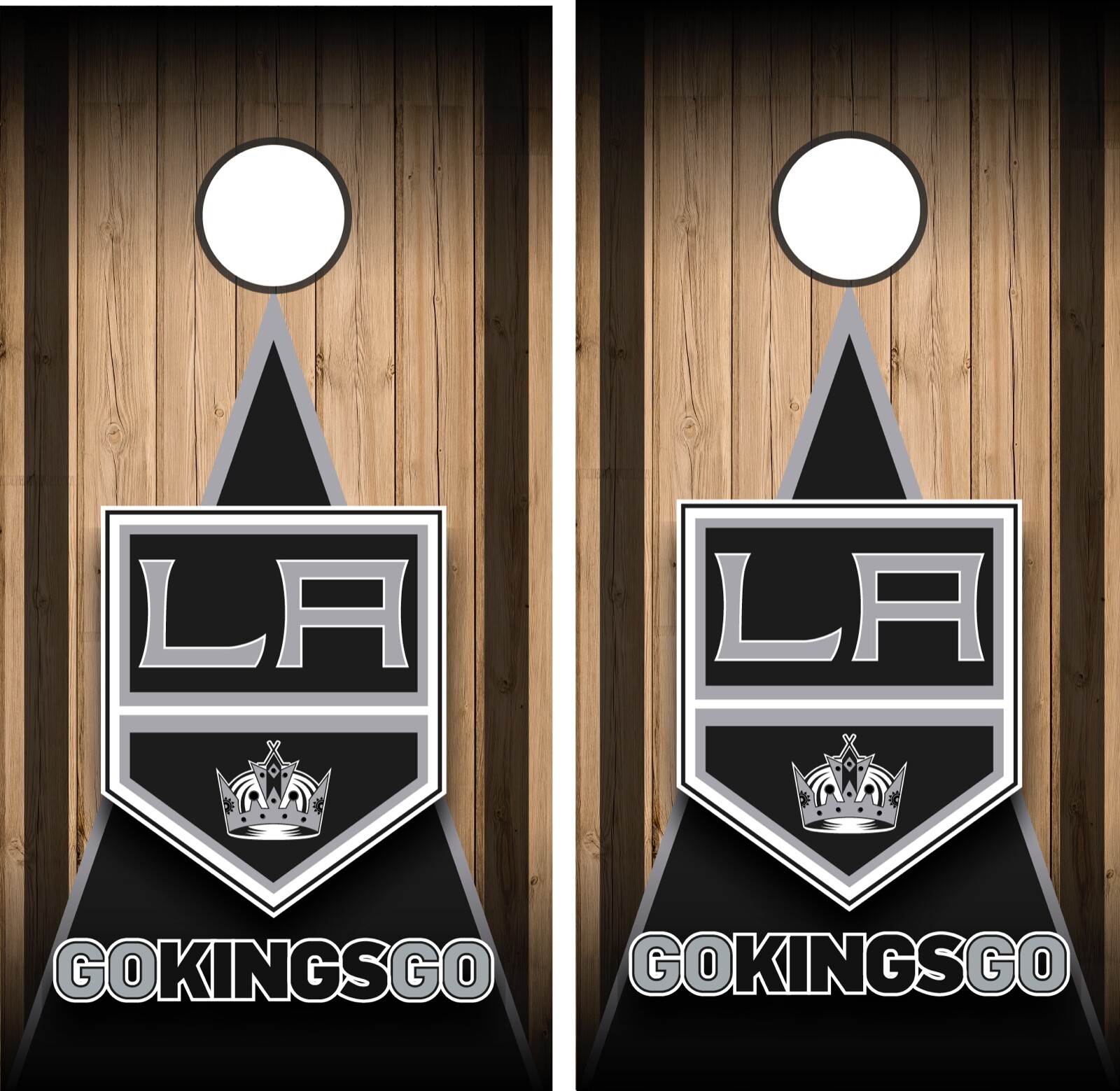 Los Angeles Kings NHL Cornhole Board Skin Vinyl Decal Sports Decor NH08