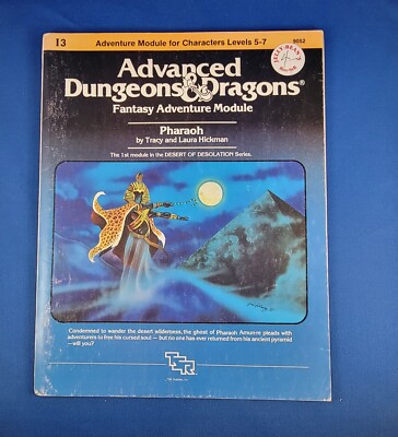 Dungeons & Dragons I3 PHARAOH 1982 1st Edition Module TSR | eBay