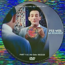 PEE WEE AS HIMSELF DVD (2025 Documentary Parts 1 & 2) HERMAN Paul Reubens 3.5 Hr