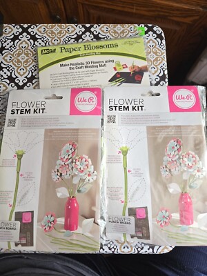 2 We R Memory Keepers 71343 Flower Stem Kit-Spring Green+mat