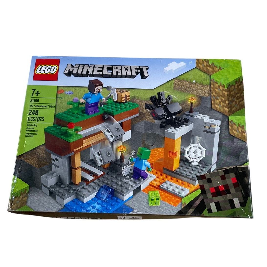 Lego Minecraft The Abandoned Mine Building Toy 21166 Zombie Cave