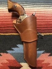 Western Leather Holster Fits Colt SAA Ruger Vaquero Chiappa 1873 Revolver 5.5"