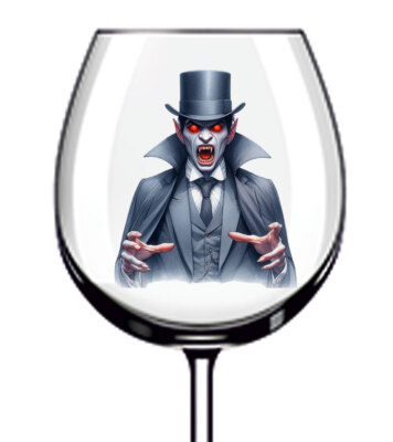 12x bunte Halloween Gothic Vampir Weinglas Flasche Auto Vinyl Aufkleber Abziehbild