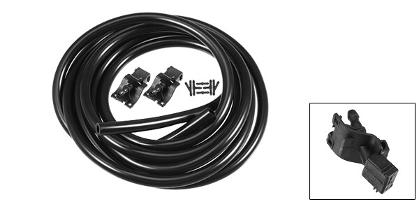 Front Windshield Washer Nozzles Hose with Connector NINE Custom