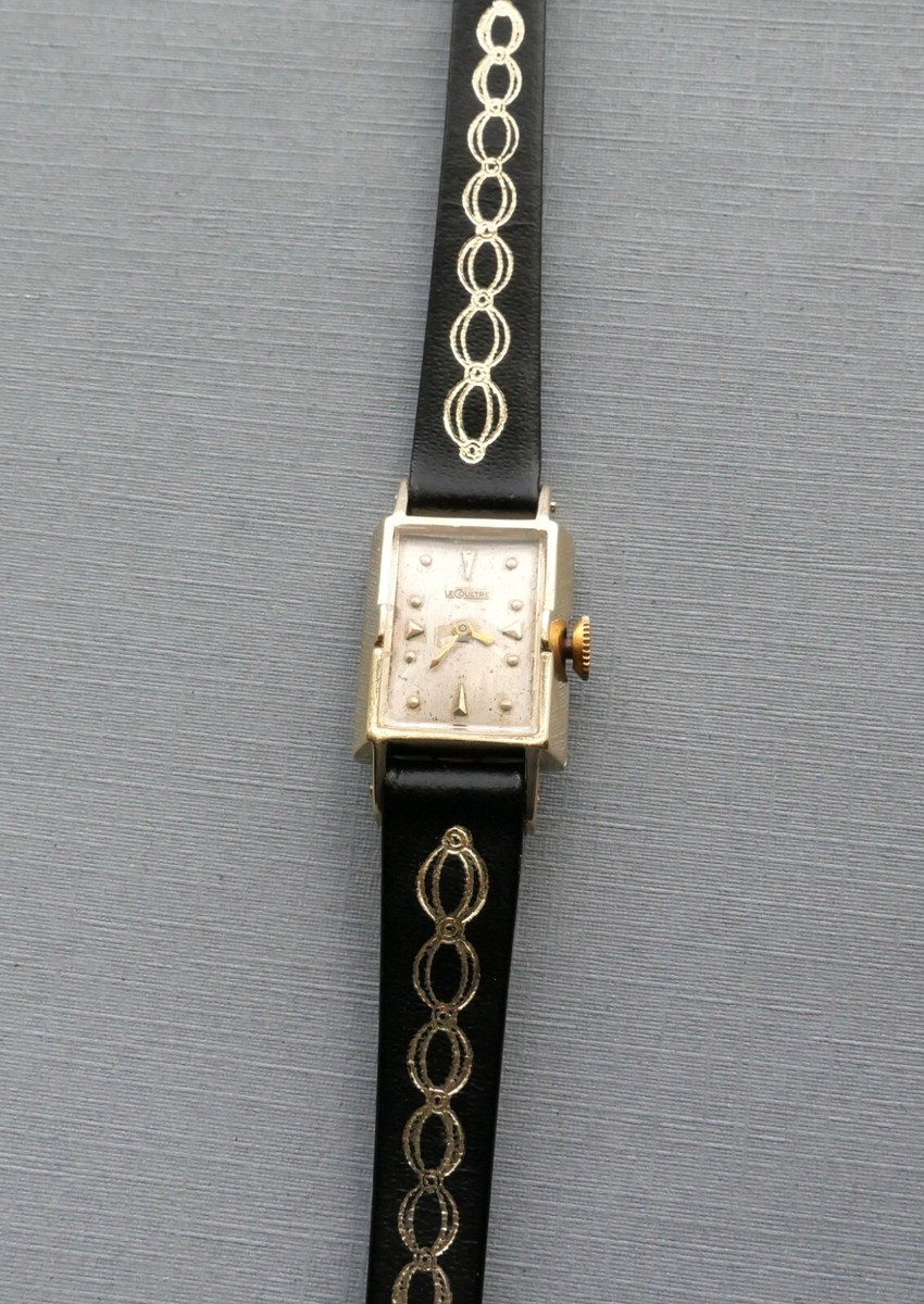 Vintage LeCoultre 14K Yellow Gold Cal.490/BW Manual Wind Watch Vintage LeCoultre 32MM 14K Yellow Gold Silver Dial Manual  main image 4