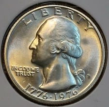 1976 Washington S Quarter -- BU - Uncirculated 40% Silver