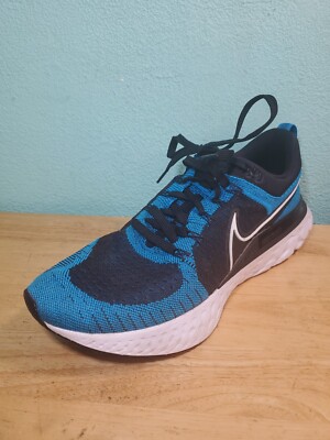 Nike Mens React Infinity Run Flyknit 2 Size 13 Blue Running Shoes CT2357-400