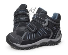 Geox J ALASKA BW J Hiking Boot Toddler/Little Kid/Big Kid Black/Grey J1306J
