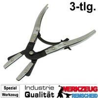 3-Tlg Schlauchklemmen Zangen Kfz Schlauch Ratschen Klemmzange Abklemmzange Stahl