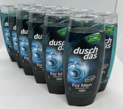 (10,37€/L) Duschdas Dusch das For Men Man 12 x 225 ml Shampoo & Duschgel 3-In-1