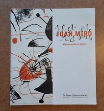 Vintage 1999 Joan Miro - Museum Modern Art - New York - Exhibition Catalog 