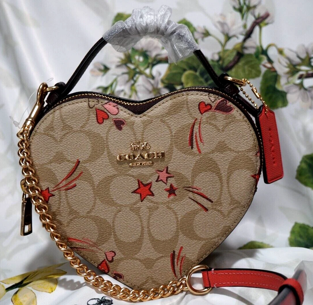 Coach monogram-print Heart Crossbody Bag - Farfetch