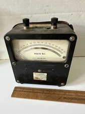 Vintage Testmeter Weston Electrical Instruments Corp Zero Corrector Volts DC