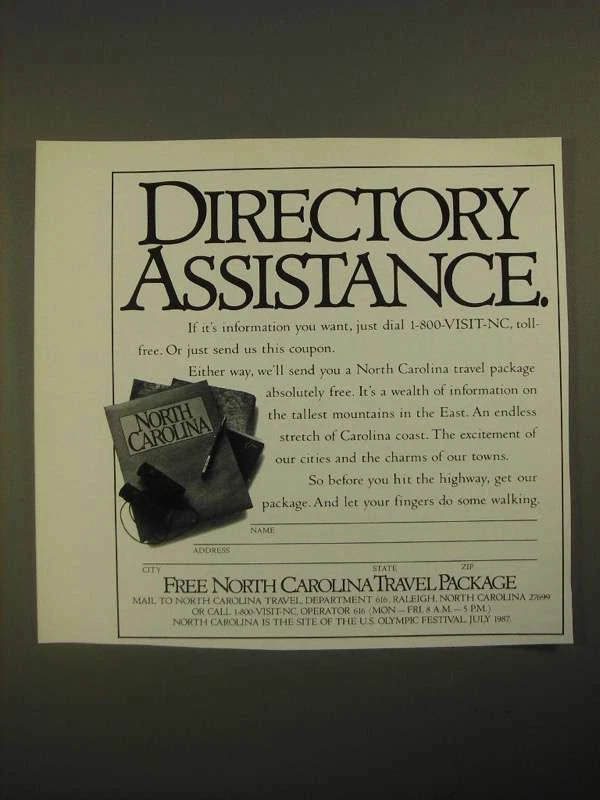 800 directory assistance sale