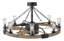 Hinkley Lighting 902928F-LWD Sawyer 36" Indoor / Outdoor Smart - Black