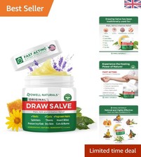 2oz Herbal Draw Salve for Skin Discomfort - Natural &