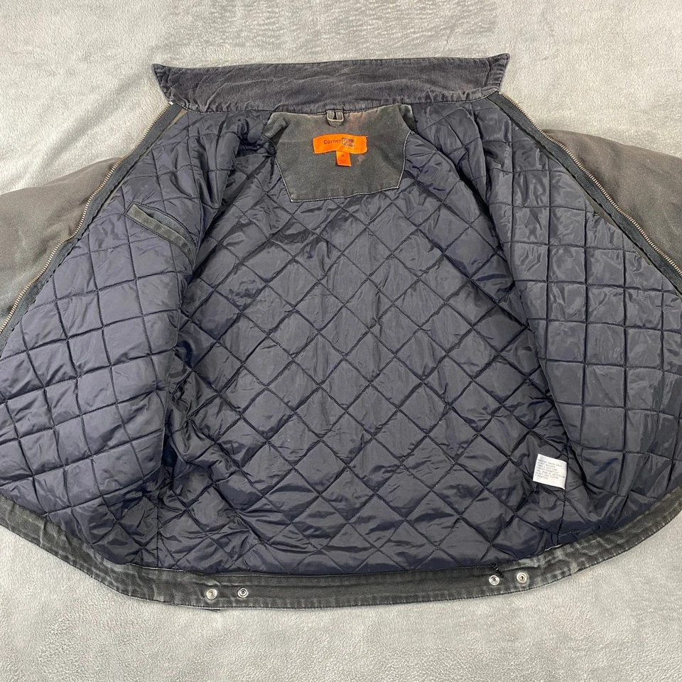Chaqueta de trabajo de seguridad CornerStone ASG acolchada forrada de lona LT ropa de trabajo utilitaria Foto 3 de 4