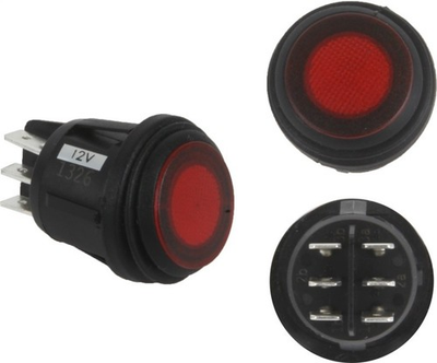 #ad #ad Rigid Lighted Rocker Switch 3 Position 40181 $33.99