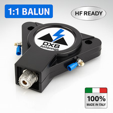 Balun 1:1 pour bandes HF 1kW pep, idéal sur les dipôles rangés et rotatifs te...