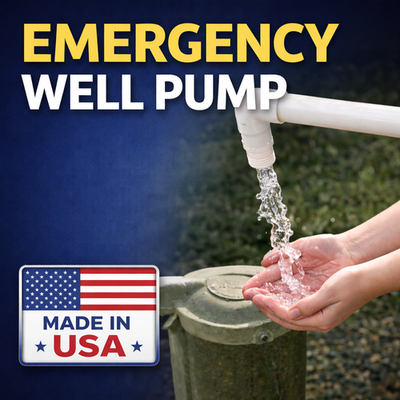 #ad #ad Manual Deep Well Hand Pump Kit – Emergency Backup Water – Up to 150 ft Bradley $259.00