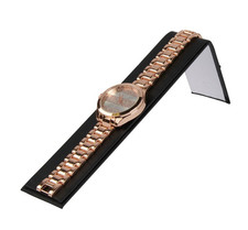 24 présentoirs bracelet simili cuir noir 7 1/2" x 1 3/4" x 2 3/4" vitrine comptoir