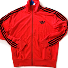 Adidas Originals Firebird Track Jacket Womens Size M Lucid Red JW3663