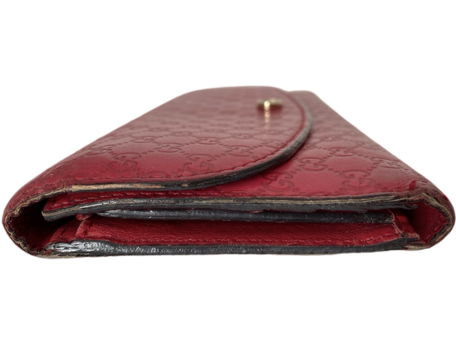 GUCCI INTERLOCKING  MICROGUCCISSIMA LEATHER MONOG… - image 4