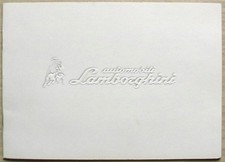 LAMBORGHINI Diablo Car Sales Brochure Oct 1996 VT Roadster SV SVR