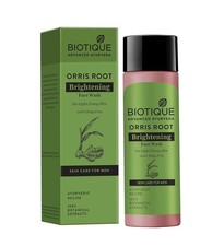 Biotique Bio Orris Root Lighting Face Cleanser | Lavage pour Homme, 100 % Savon